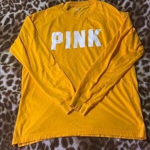 Gold Yellow Victoria Secret Long Sleeve Shirt